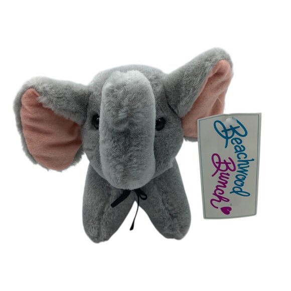 Vintage 1994 Beachwood Bunch Elephant Plush Stuffed Animal Toy 7" Korea Made - Picture 1 of 5